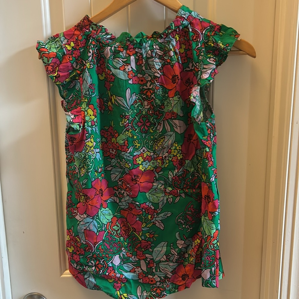 Roller Rabbit floral top - Picture 7 of 7